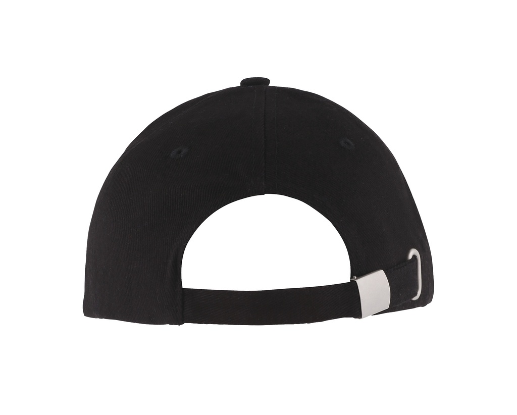 Czapka pięciopanelowa z regulacją - Black & Royal Blue 241