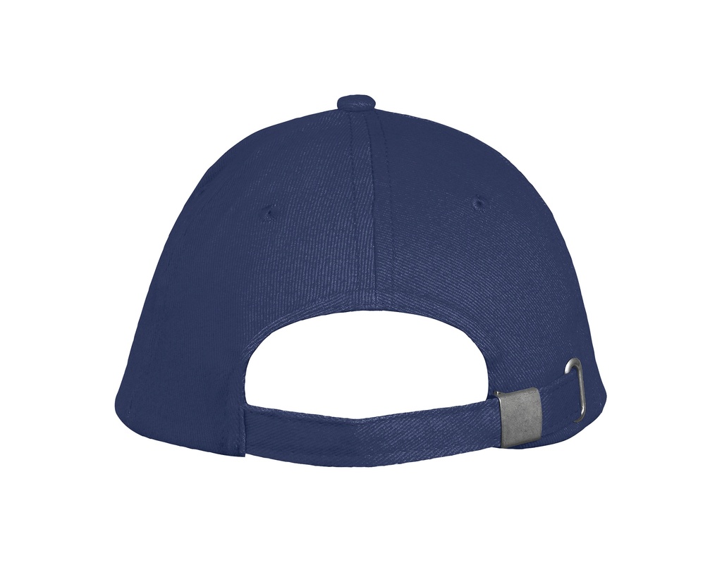 Czapka pięciopanelowa z regulacją - French Navy & White