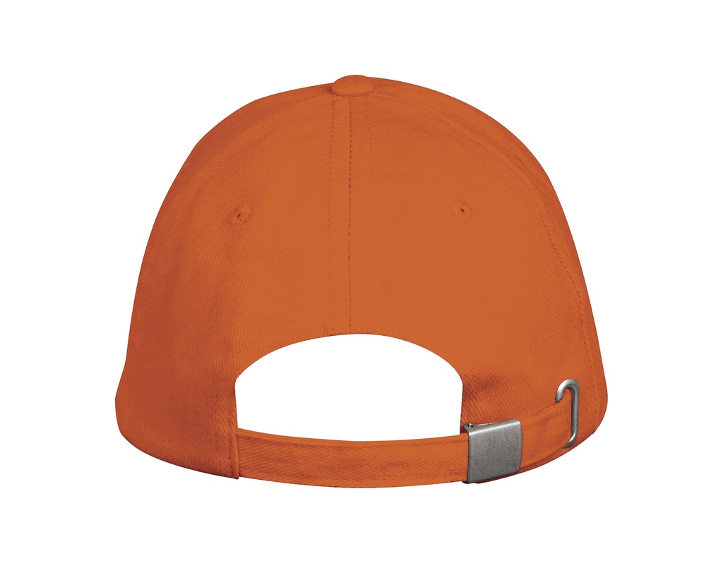 Czapka pięciopanelowa z regulacją - Orange