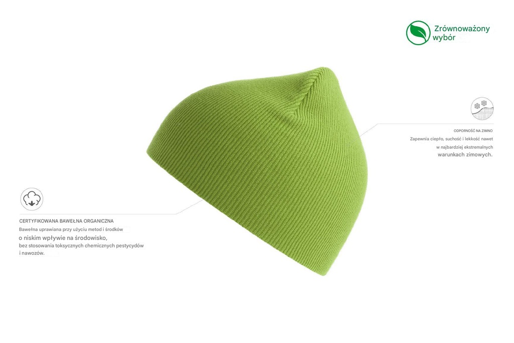 Dziecięca czapka Yala - Leaf Green