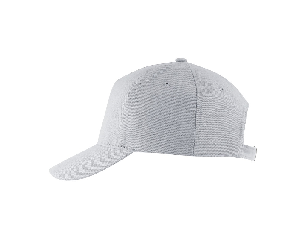 Czapka pięciopanelowa z regulacją - Pure Grey