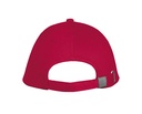 Czapka pięciopanelowa z regulacją - Red & White