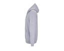 Bluza Unisex z Kapturem na Zamek - Grey Melange