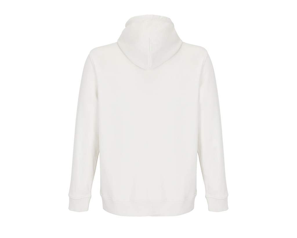 Bluza męska z kapturem i kieszenią kangurką - Off White