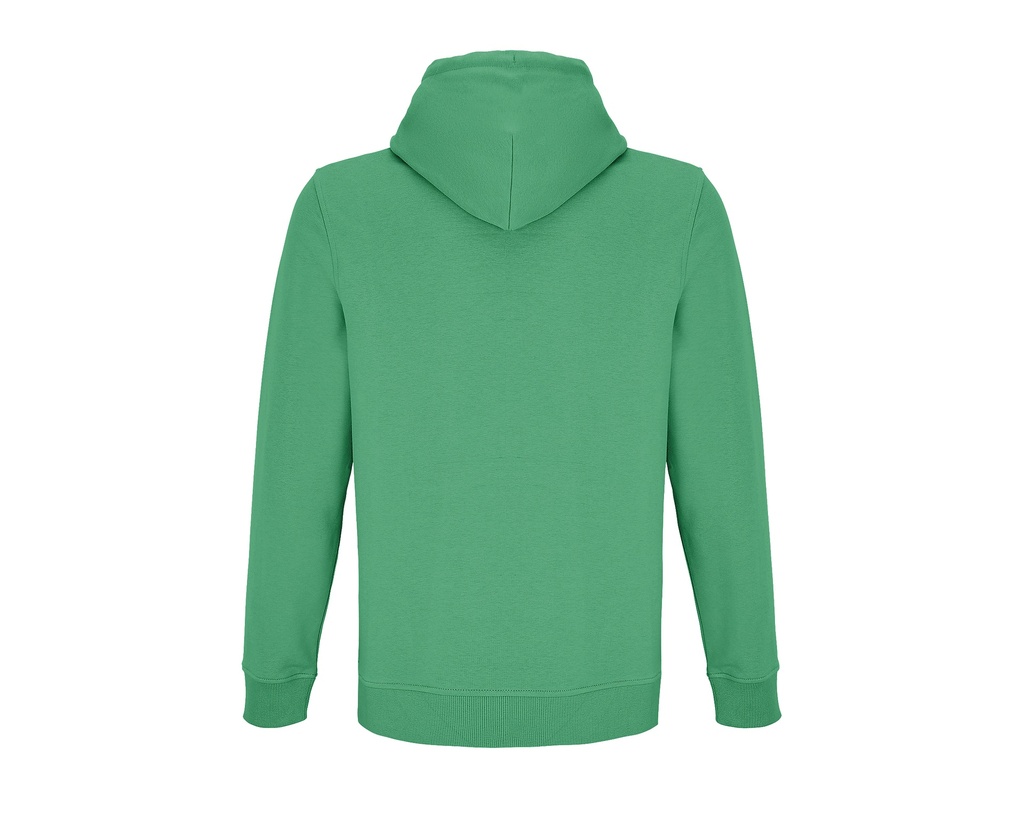 Bluza męska z kapturem i kieszenią kangurką - Spring Green