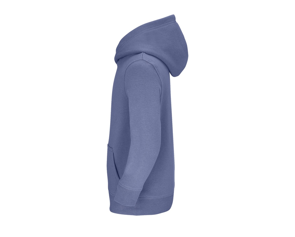 Bluza dziecięca z kapturem i kieszenią kangurką - Blue