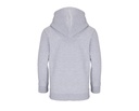 Bluza dziecięca z kapturem i kieszenią kangurką - Grey Melange