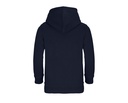 Bluza dziecięca z kapturem i kieszenią kangurką - French Navy