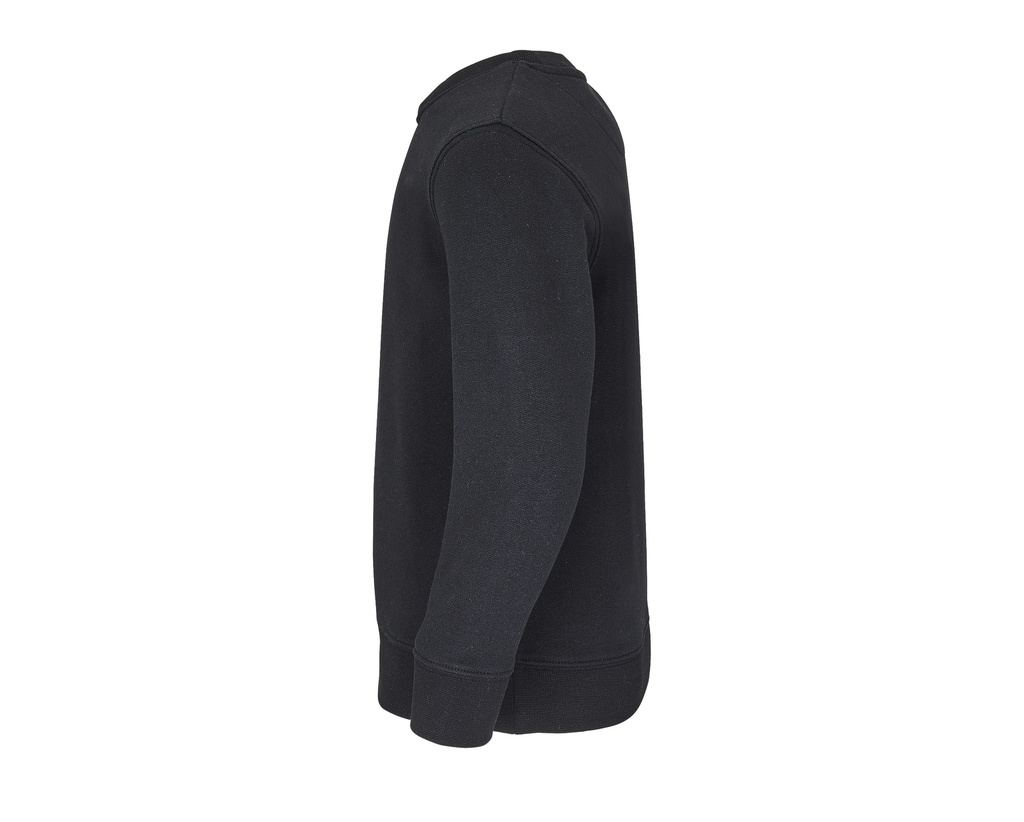 Bluza Dziecięca Oversize z Okrągłym Dekoltem - Black