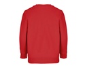 Bluza Dziecięca Oversize z Okrągłym Dekoltem - Bright Red
