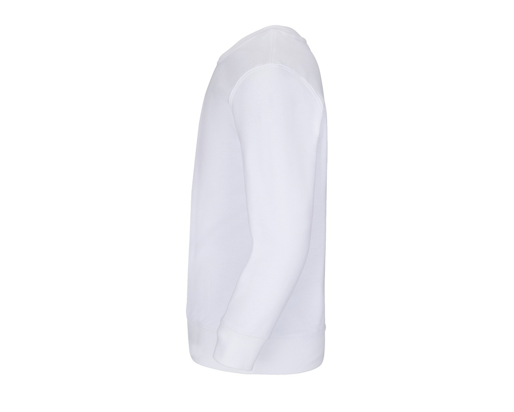 Bluza Dziecięca Oversize z Okrągłym Dekoltem - White