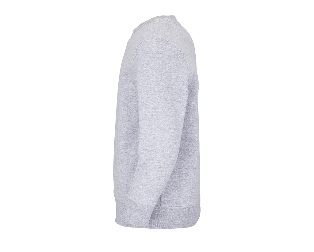 Bluza Dziecięca Oversize z Okrągłym Dekoltem - Grey Melange