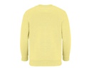 Bluza Dziecięca Oversize z Okrągłym Dekoltem - Light Yellow