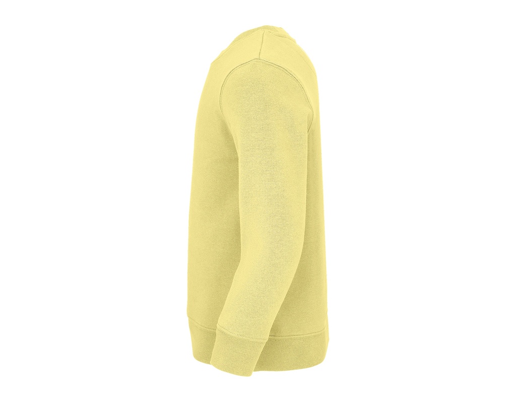 Bluza Dziecięca Oversize z Okrągłym Dekoltem - Light Yellow