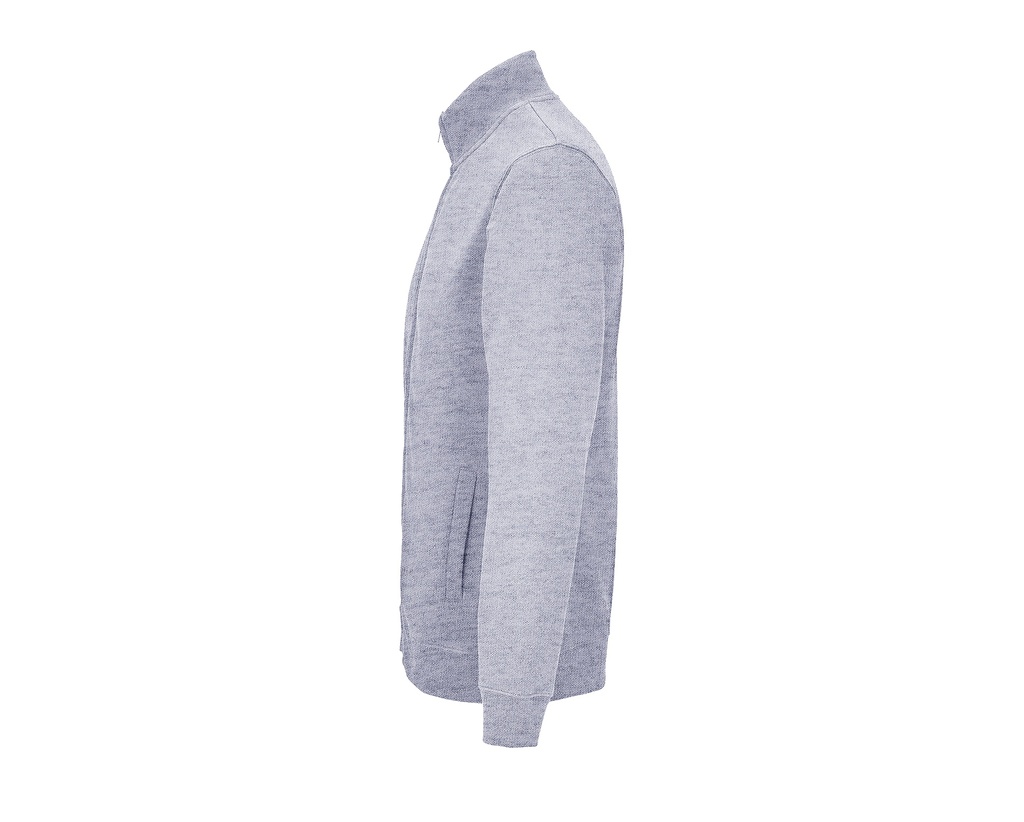 Unisex Kurtka Rozpinana z Recyklowanego Poliestru - Grey Melange