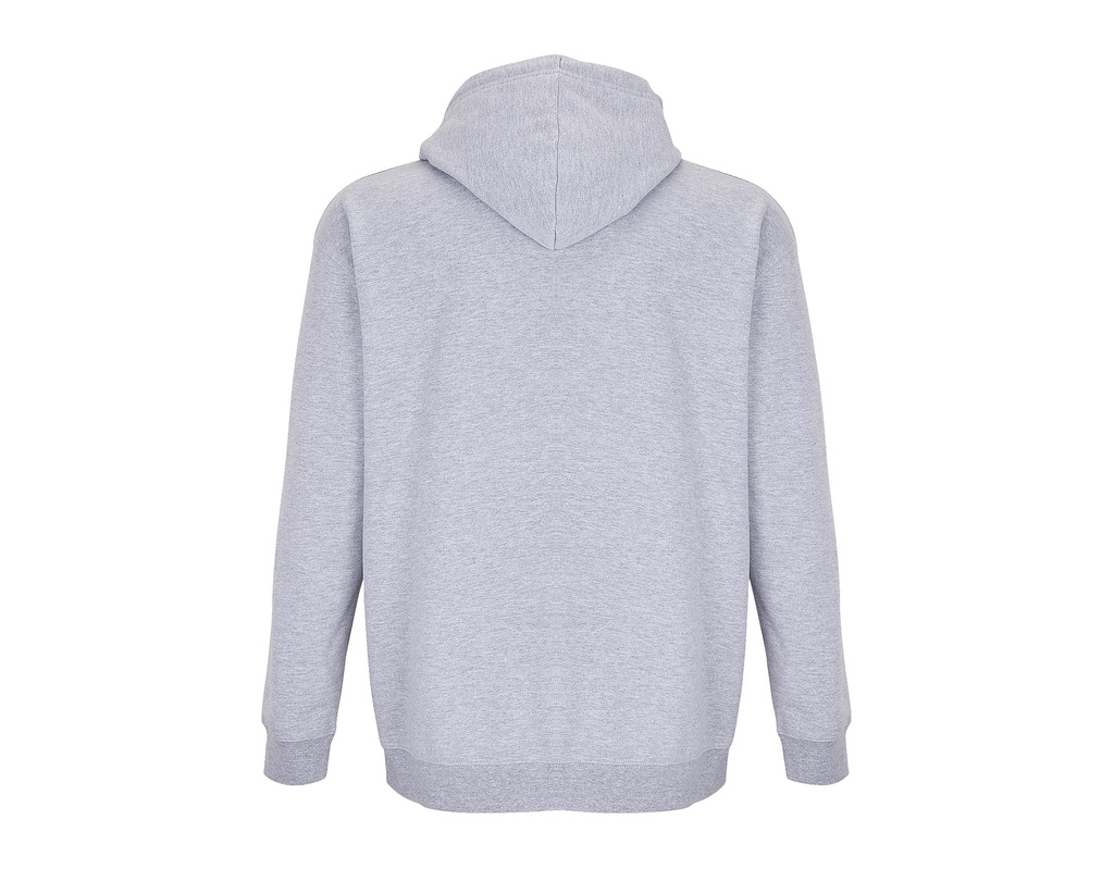 Bluza rozpinana unisex z kapturem - Grey Melange