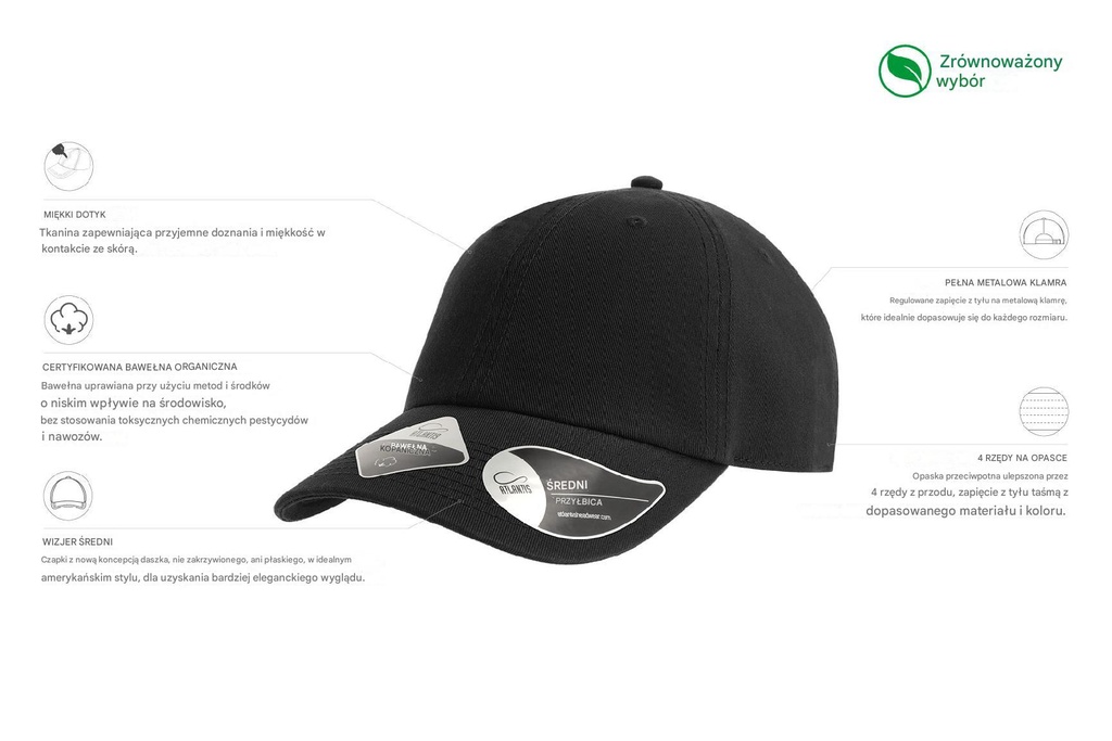 Czapka Fraser - Black