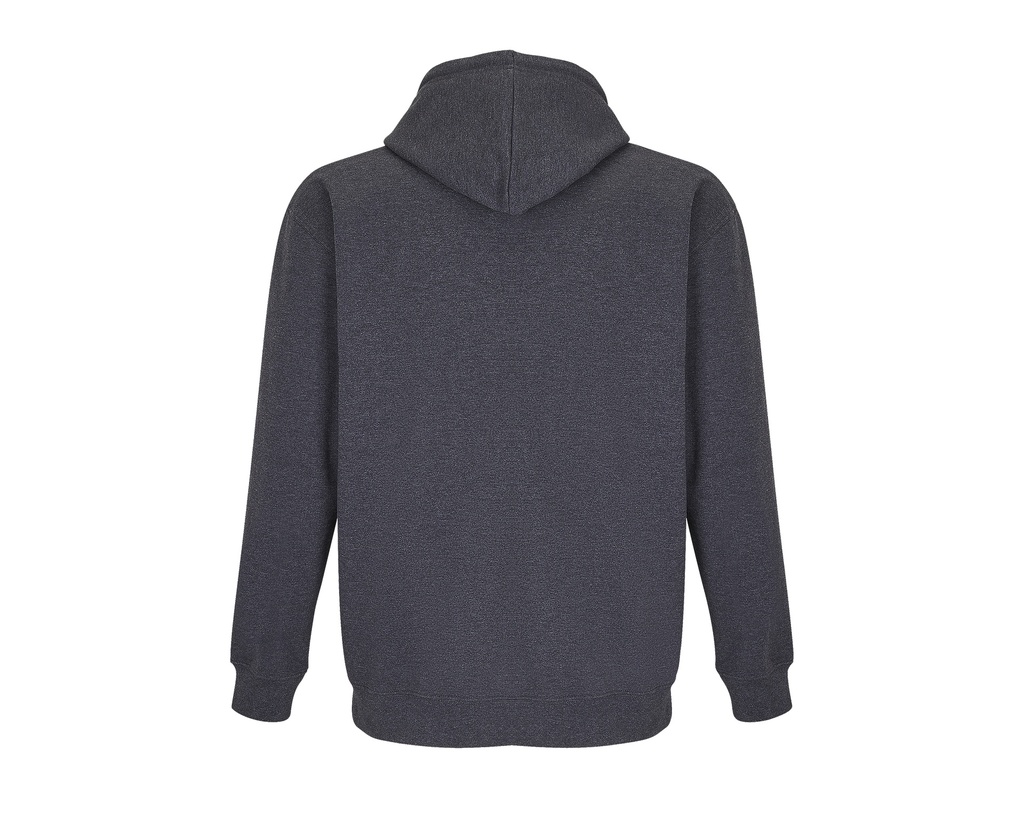 Bluza rozpinana unisex z kapturem - Charcoal Melange