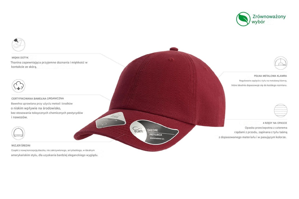 Czapka Fraser - Cardinal Red