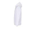 Bluza rozpinana unisex z kapturem - White