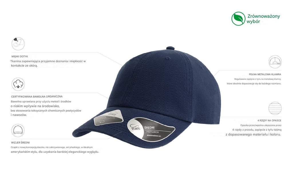 Czapka Fraser - Navy