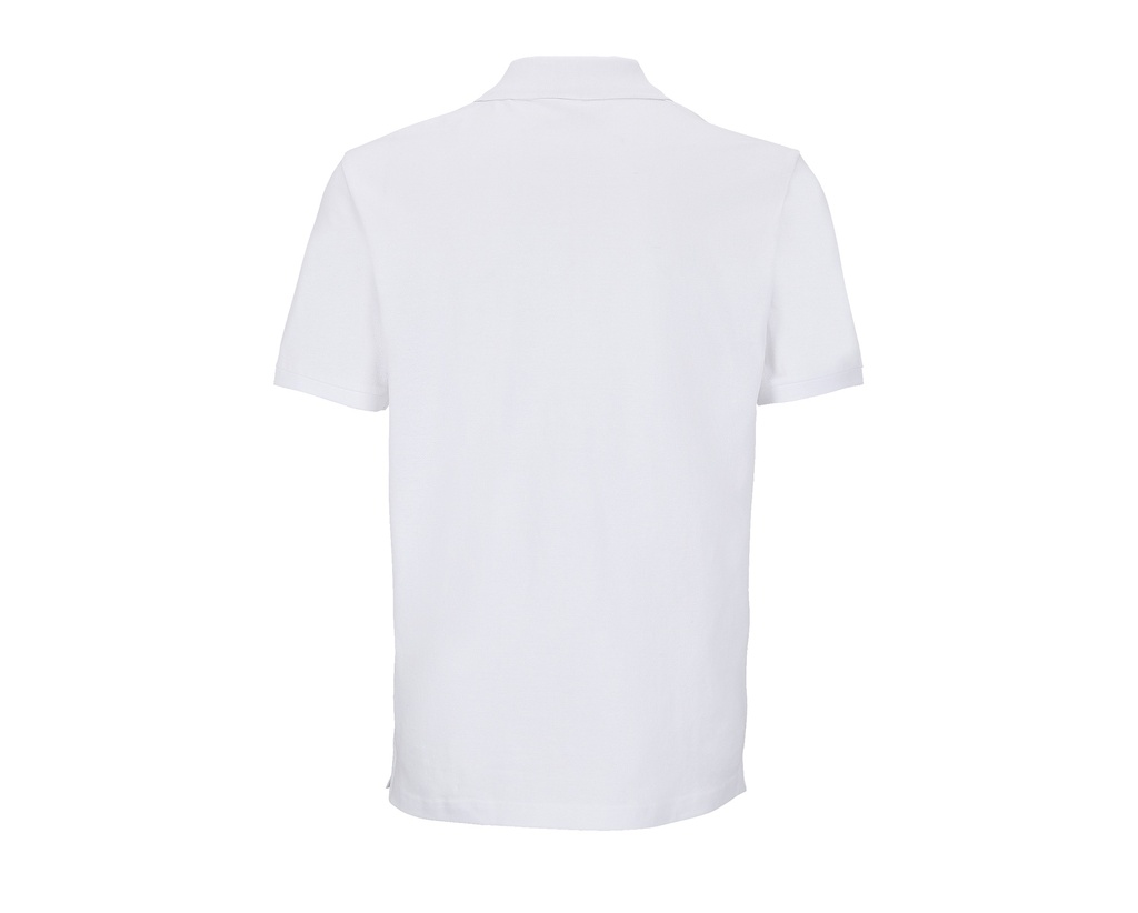 Koszulka polo unisex z krótkim rękawem - White
