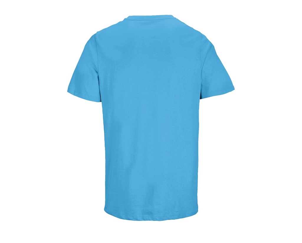 Unisex Koszulka Bawełniana z Krótkim Rękawem - Aqua