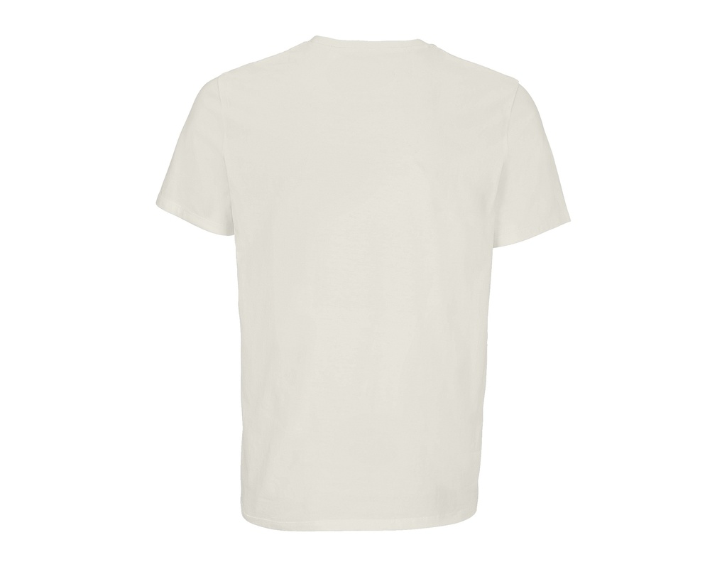 Unisex Koszulka Bawełniana z Krótkim Rękawem - Off White