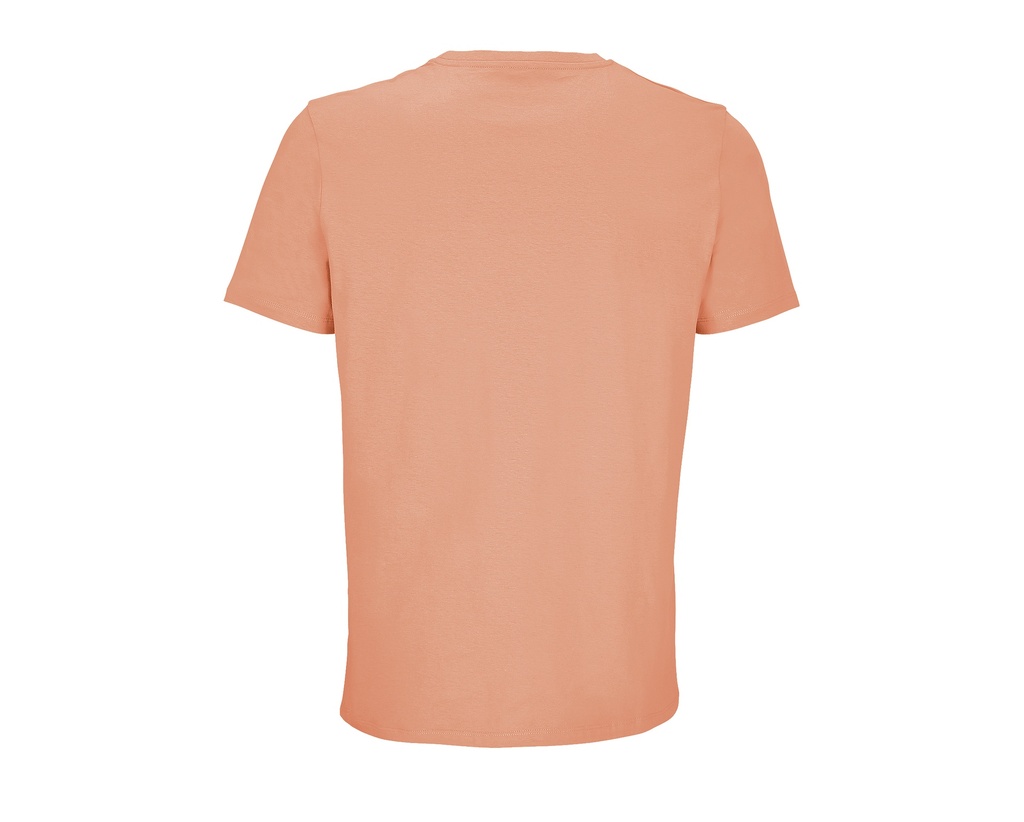 Unisex Koszulka Bawełniana z Krótkim Rękawem - Peach