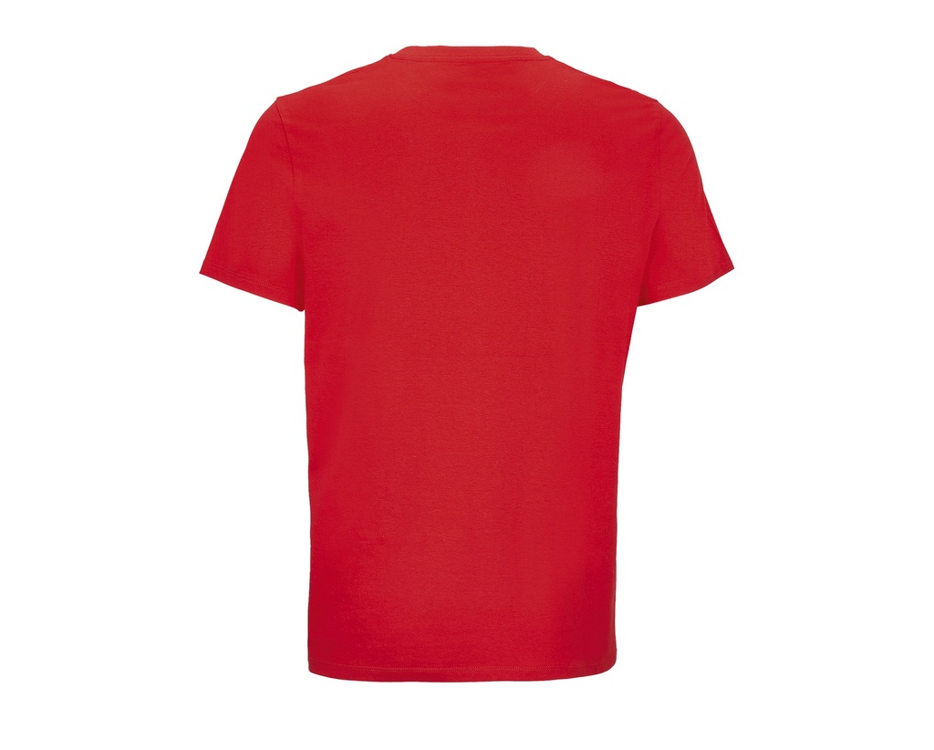 Unisex Koszulka Bawełniana z Krótkim Rękawem - Bright Red