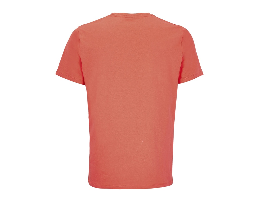 Unisex Koszulka Bawełniana z Krótkim Rękawem - Pop Orange