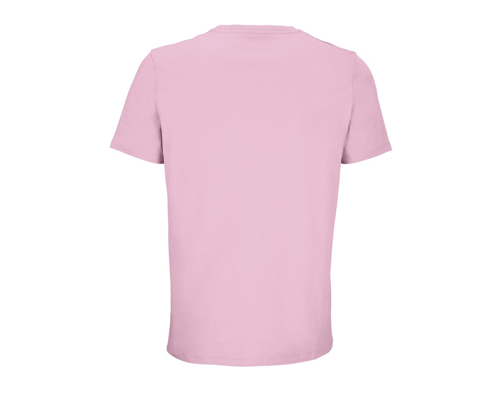 Unisex Koszulka Bawełniana z Krótkim Rękawem - Candy Pink