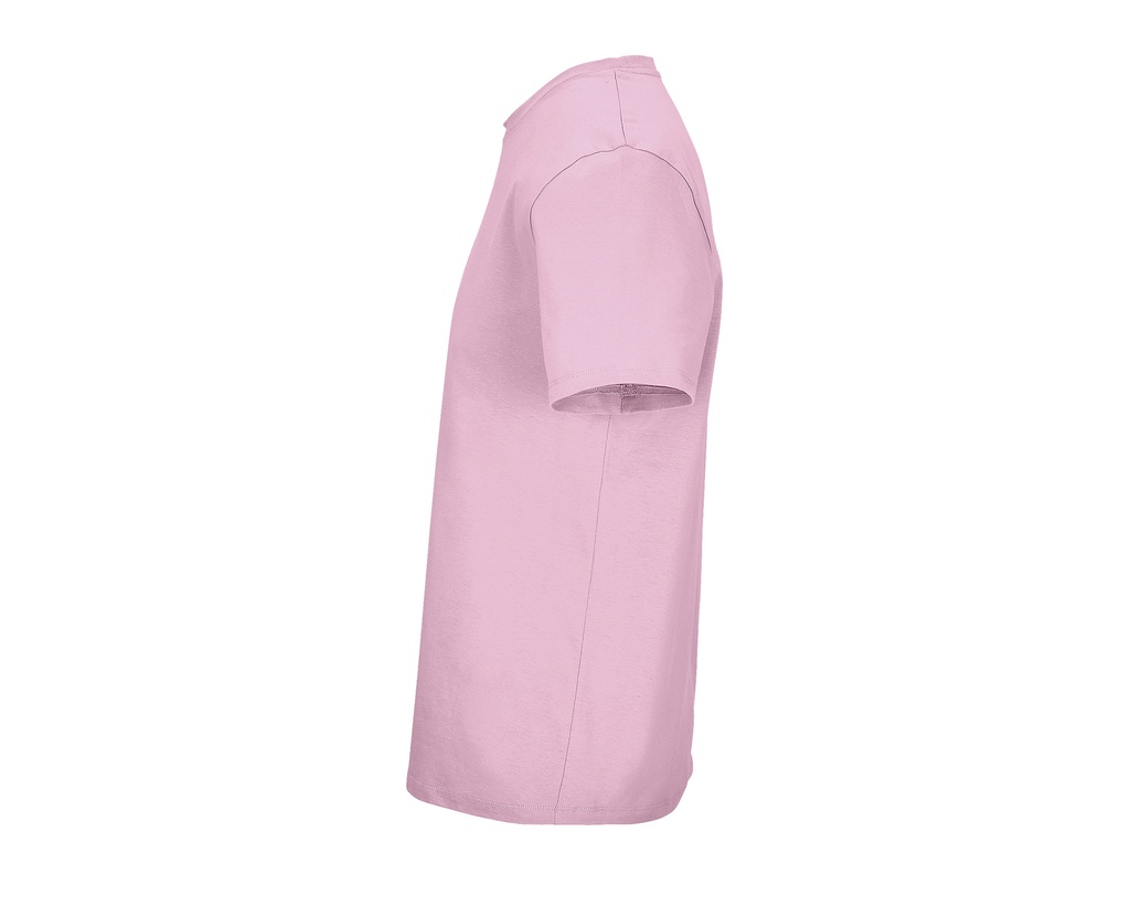 Unisex Koszulka Bawełniana z Krótkim Rękawem - Candy Pink