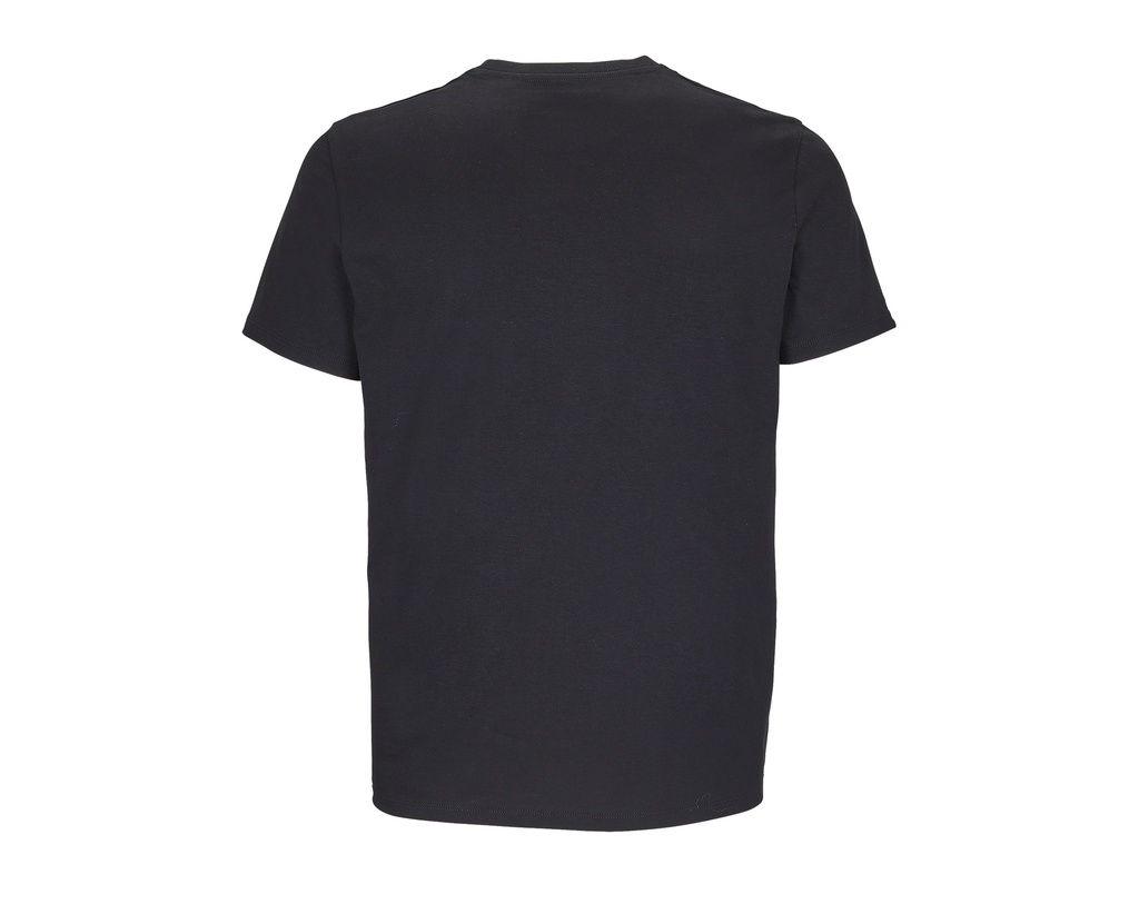 Unisex Koszulka Bawełniana z Krótkim Rękawem - Deep Black