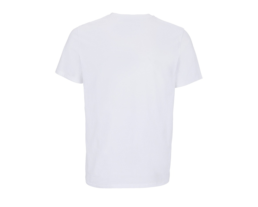 Unisex Koszulka Bawełniana z Krótkim Rękawem - White