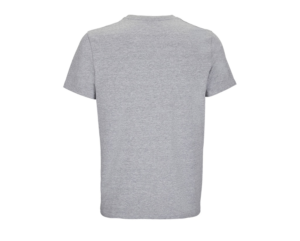 Unisex Koszulka Bawełniana z Krótkim Rękawem - Grey Melange