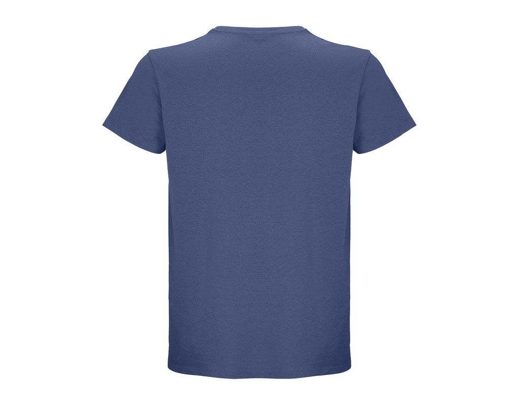 T-shirt unisex z recyklingu, krótki rękaw - Denim