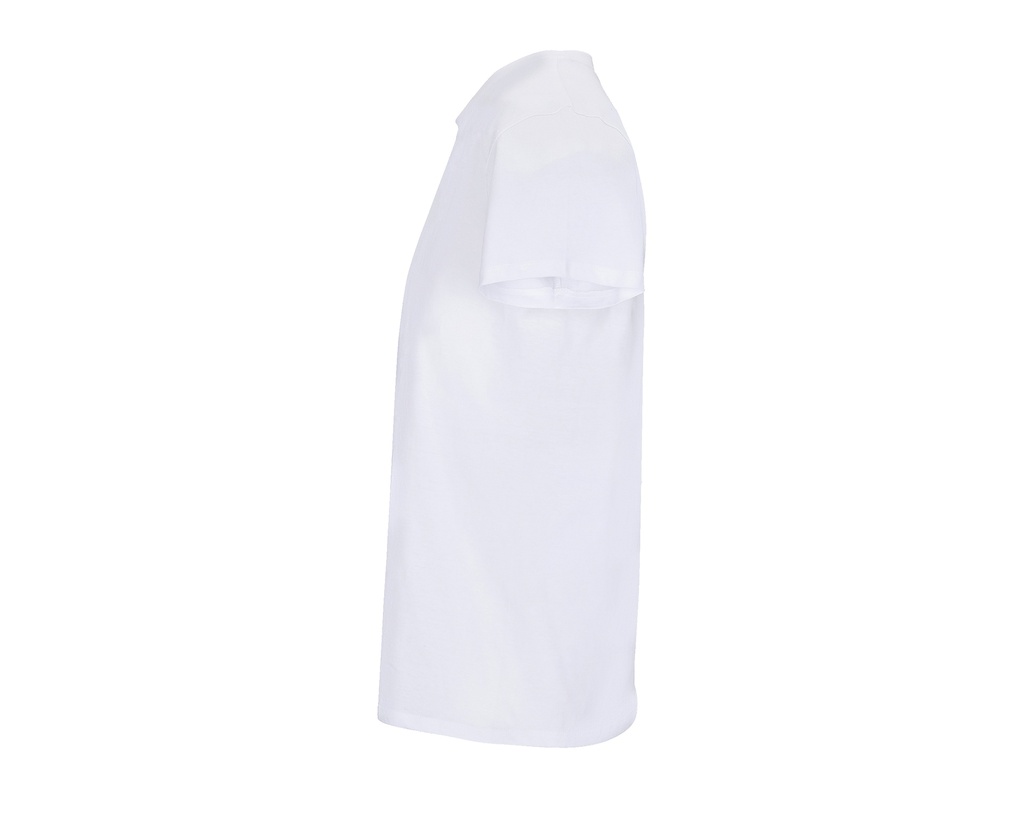 T-shirt unisex z recyklingu, krótki rękaw - White