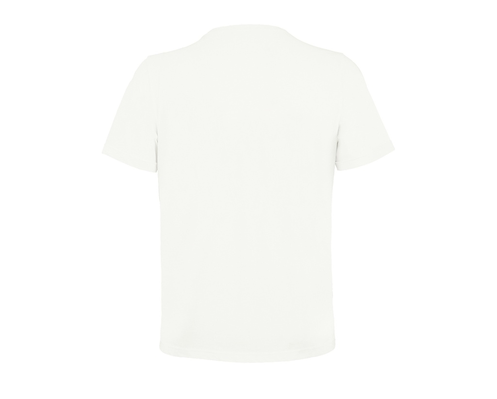 T-Shirt Unisex z Okrągłym Dekoltem, Krótki Rękaw - Absolute White