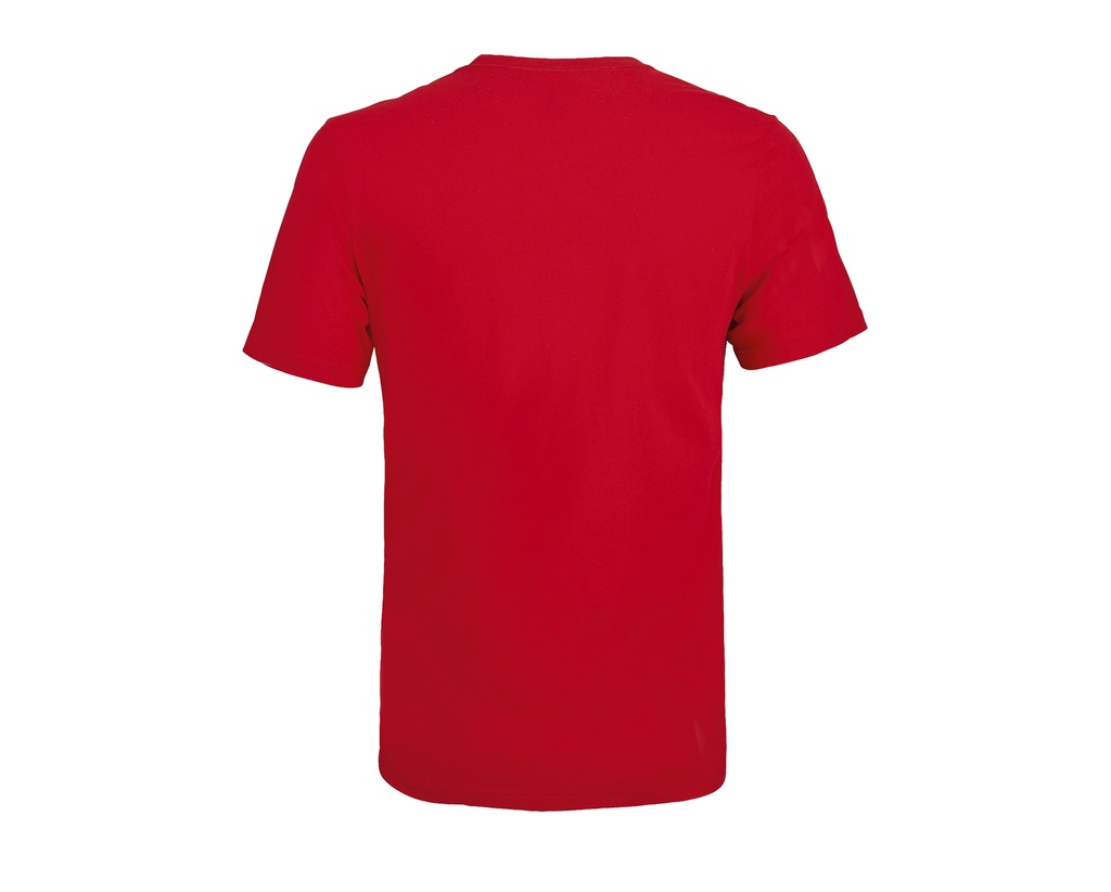 T-Shirt Unisex z Okrągłym Dekoltem, Krótki Rękaw - Red
