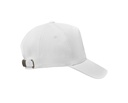 Czapka 5-panelowa z bawełny organicznej - White
