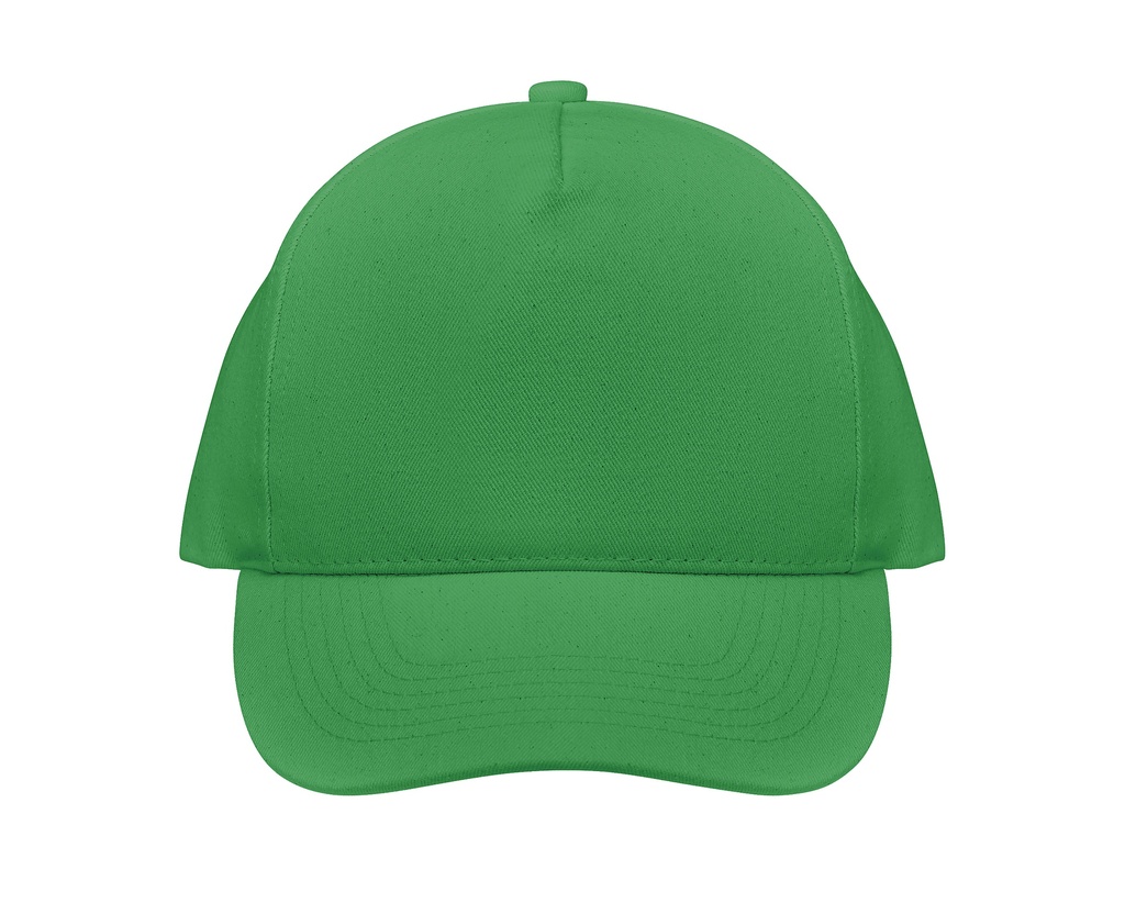 Czapka 5-panelowa z bawełny organicznej - Bud Green