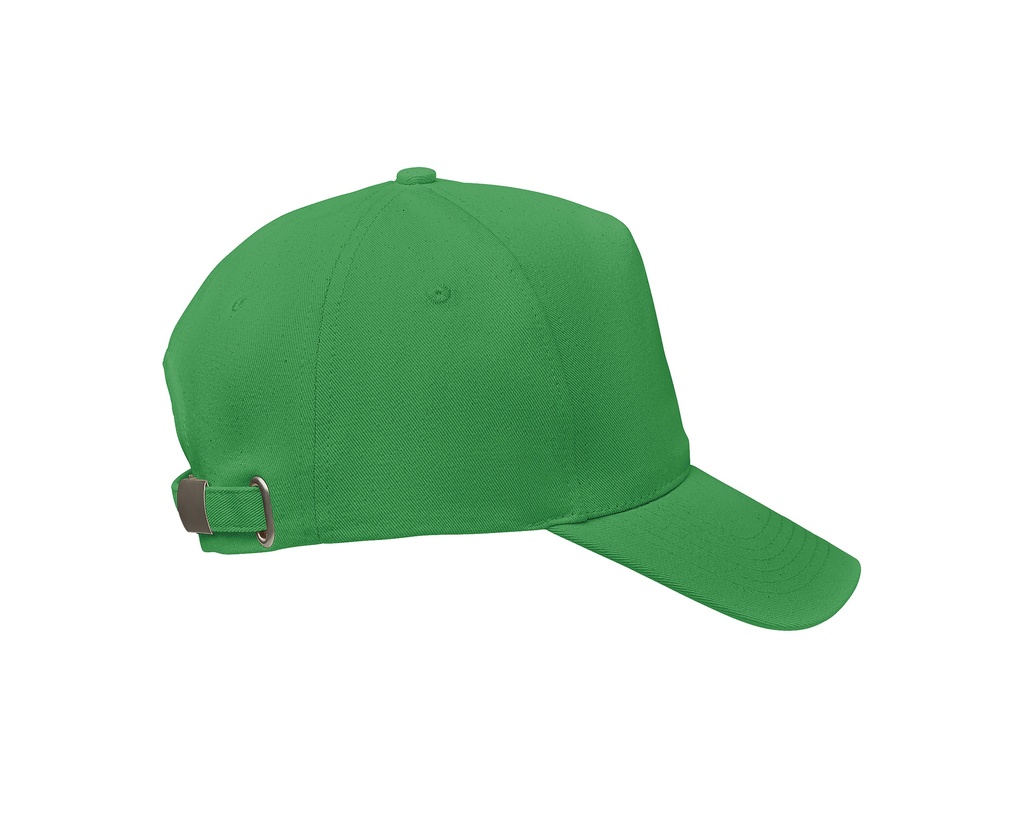 Czapka 5-panelowa z bawełny organicznej - Bud Green