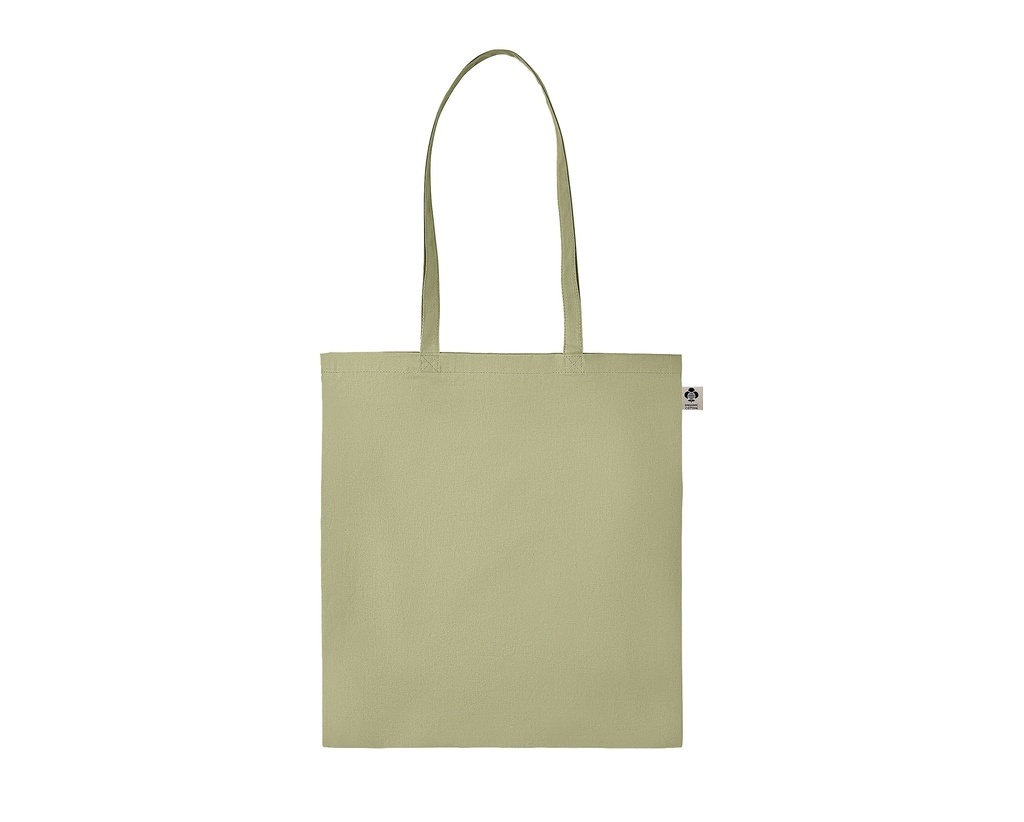 Torba bawełniana z długimi uchwytami - Khaki