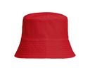 Dwustronny nylonowy kapelusz bucket unisex - French Navy & Bright Red