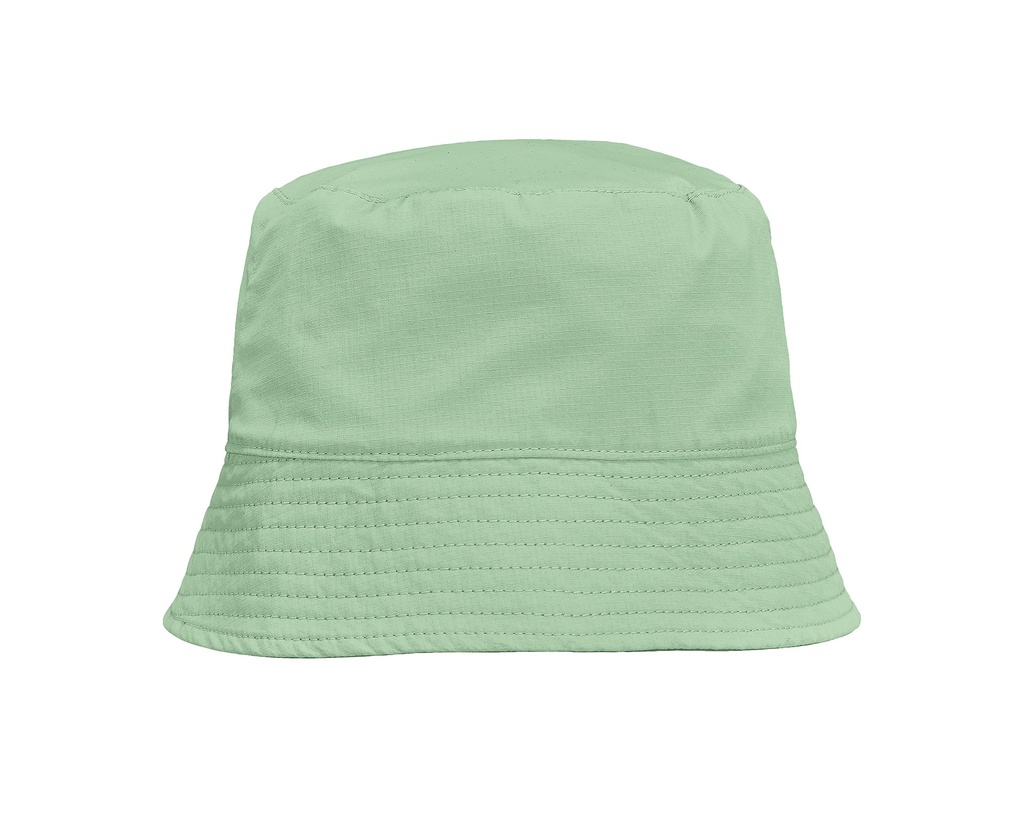 Dwustronny nylonowy kapelusz bucket unisex - Spring Green & Frozen Green
