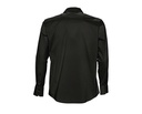 Koszula męska slim z długim rękawem - Black