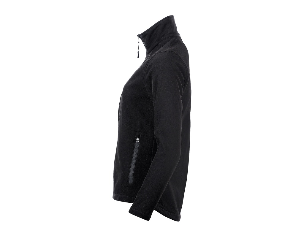 Damska Kurtka Softshell na Zamek - Black