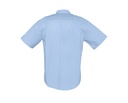 Męska koszula Oxford z krótkim rękawem - Sky Blue
