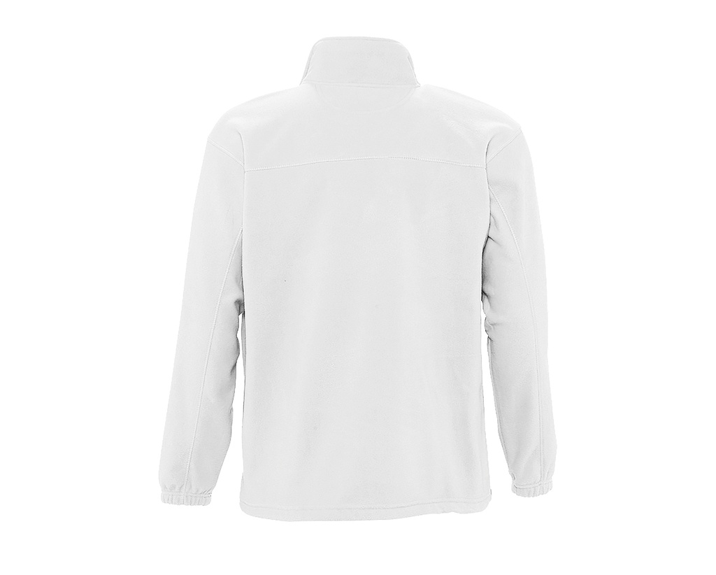 Bluza Polarowa z Zamkiem - White
